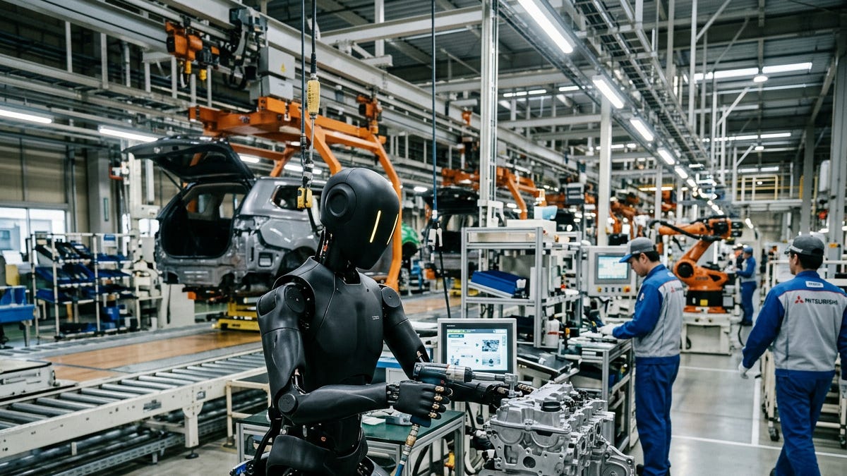 Mitsubishi Motors to Mass-Produce Highlanders Humanoid Robots by 2027